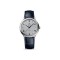 De Ville silver dial leather strap 39.5mm