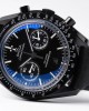 Speedmaster Dark Side of the Moon 44.25 mm, black ceramic on leather strap