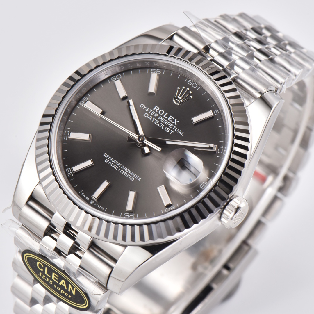 Datejust 41 Slate Oyster, 41 mm, Oystersteel and white gold