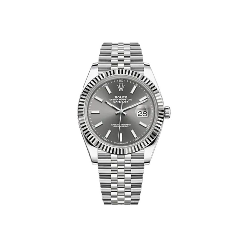 Datejust 41 Slate Oyster, 41 mm, Oystersteel and white gold