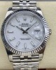 Datejust 41 White Oyster, 41 mm, Oystersteel and white gold