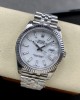 Datejust 41 White Oyster, 41 mm, Oystersteel and white gold