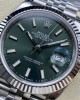 Datejust 41 Mint green Oyster, 41 mm, Oystersteel and white gold