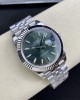 Datejust 41 Mint green Oyster, 41 mm, Oystersteel and white gold