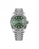 Datejust 41 Mint green Oyster, 41 mm, Oystersteel and white gold