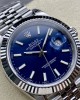 Datejust 41 Bright blue Oyster, 41 mm, Oystersteel and white gold