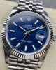 Datejust 41 Bright blue Oyster, 41 mm, Oystersteel and white gold