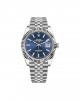 Datejust 41 Bright blue Oyster, 41 mm, Oystersteel and white gold