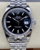 Datejust 41 Bright black Oyster, 41 mm, Oystersteel and white gold