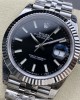 Datejust 41 Bright black Oyster, 41 mm, Oystersteel and white gold