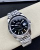 Datejust 41 Bright black Oyster, 41 mm, Oystersteel and white gold