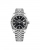 Datejust 41 Bright black Oyster, 41 mm, Oystersteel and white gold