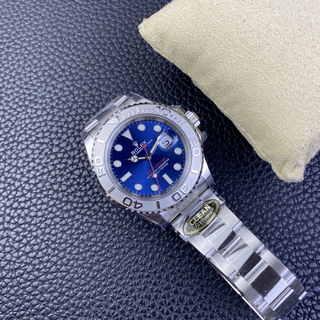 Yacht-Master 40 Bright blue Oyster, 40 mm, Oystersteel and platinum