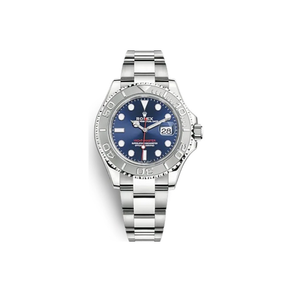 Yacht-Master 40 Bright blue Oyster, 40 mm, Oystersteel and platinum