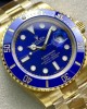 Submariner Date Blue ceramic Oyster, 41 mm, yellow gold