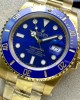 Submariner Date Blue ceramic Oyster, 41 mm, yellow gold