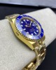 Submariner Date Blue ceramic Oyster, 41 mm, yellow gold