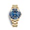 Submariner Date Blue ceramic Oyster, 41 mm, yellow gold