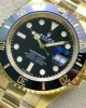 Submariner Date Black ceramic Oyster, 41 mm, yellow gold