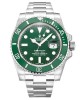 Submariner Date Green ceramic Oyster, 40 mm, Oystersteel