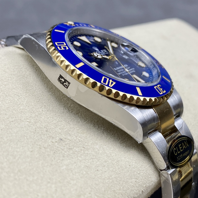 Submariner Date Blue ceramic Oyster, 41 mm, Oystersteel and yellow gold