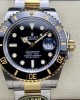 Submariner Date Black ceramic Oyster, 41 mm, Oystersteel and yellow gold