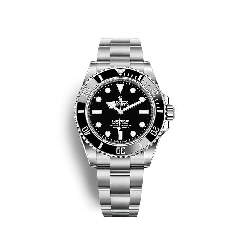 Submariner  Black ceramic Oyster, 40 mm, Oystersteel