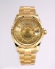 Sky-Dweller Champagne-colour Oyster, 42 mm, yellow gold