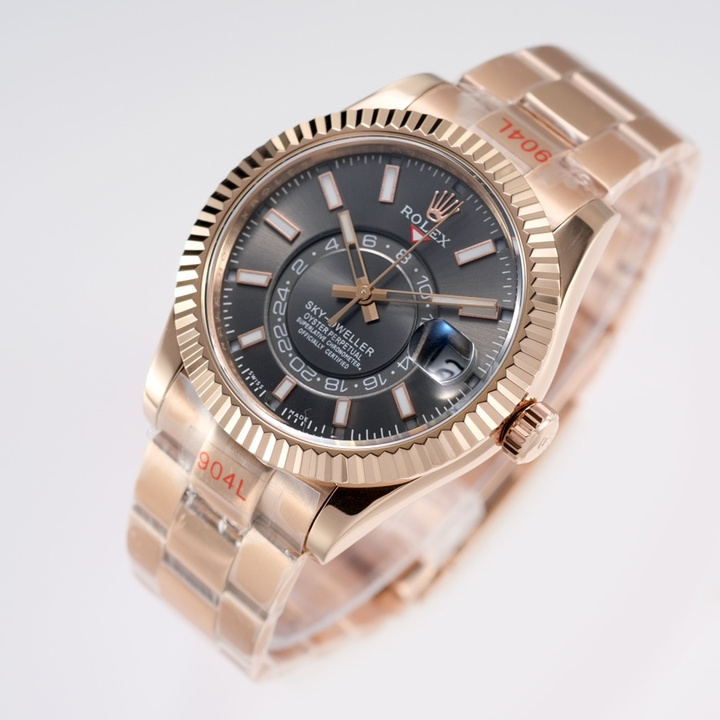 Sky-Dweller Slate Oyster, 42 mm, Everose gold