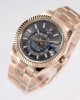 Sky-Dweller Slate Oyster, 42 mm, Everose gold