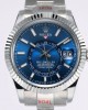 Sky-Dweller Bright blue Oyster, 42 mm, Oystersteel and white gold