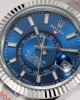 Sky-Dweller Bright blue Oyster, 42 mm, Oystersteel and white gold