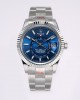 Sky-Dweller Bright blue Oyster, 42 mm, Oystersteel and white gold