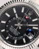 Sky-Dweller Bright black Oyster, 42 mm, Oystersteel and white gold