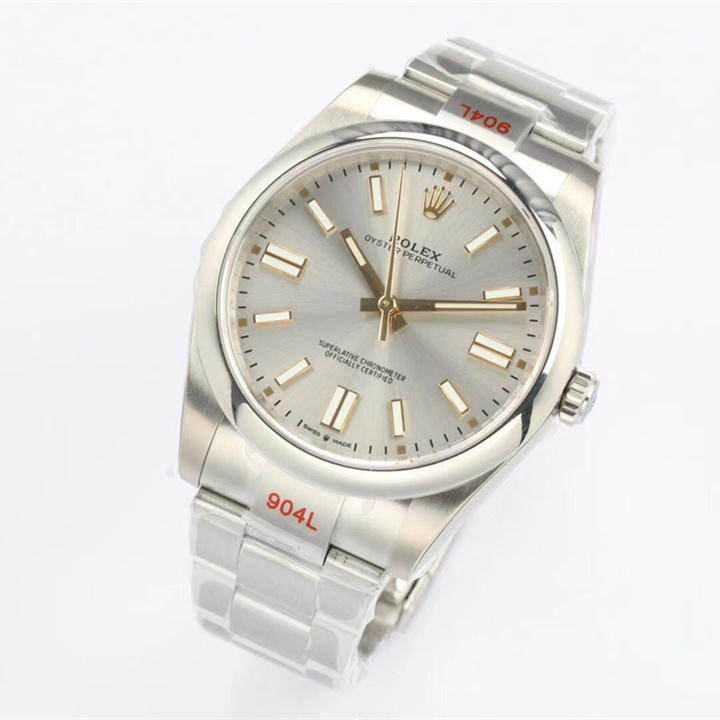 Oyster Perpetual 41 Silver Oyster, 41 mm, Oystersteel