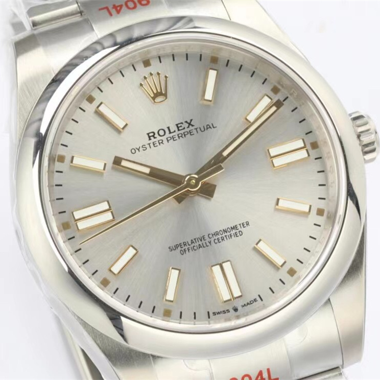 Oyster Perpetual 41 Silver Oyster, 41 mm, Oystersteel