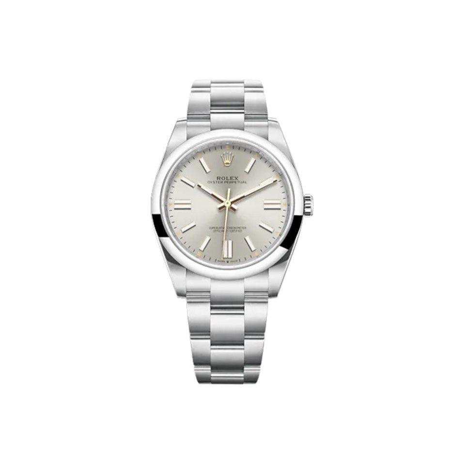 Oyster Perpetual 41 Silver Oyster, 41 mm, Oystersteel