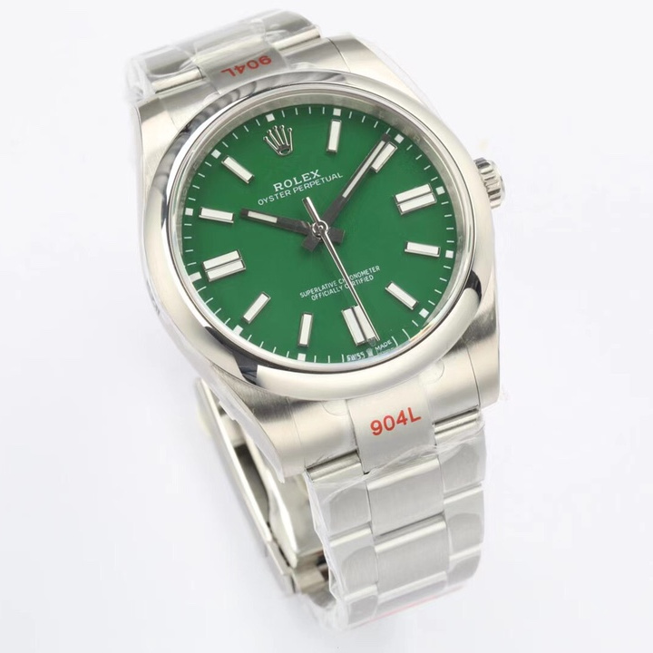 Oyster Perpetual 41 Green Oyster, 41 mm, Oystersteel