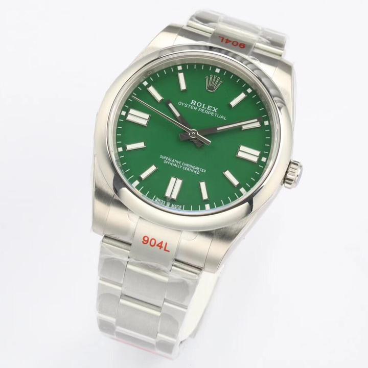 Oyster Perpetual 41 Green Oyster, 41 mm, Oystersteel