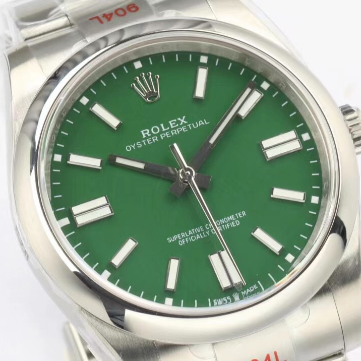 Oyster Perpetual 41 Green Oyster, 41 mm, Oystersteel