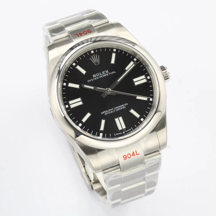 Oyster Perpetual 41 Bright black Oyster, 41 mm, Oystersteel