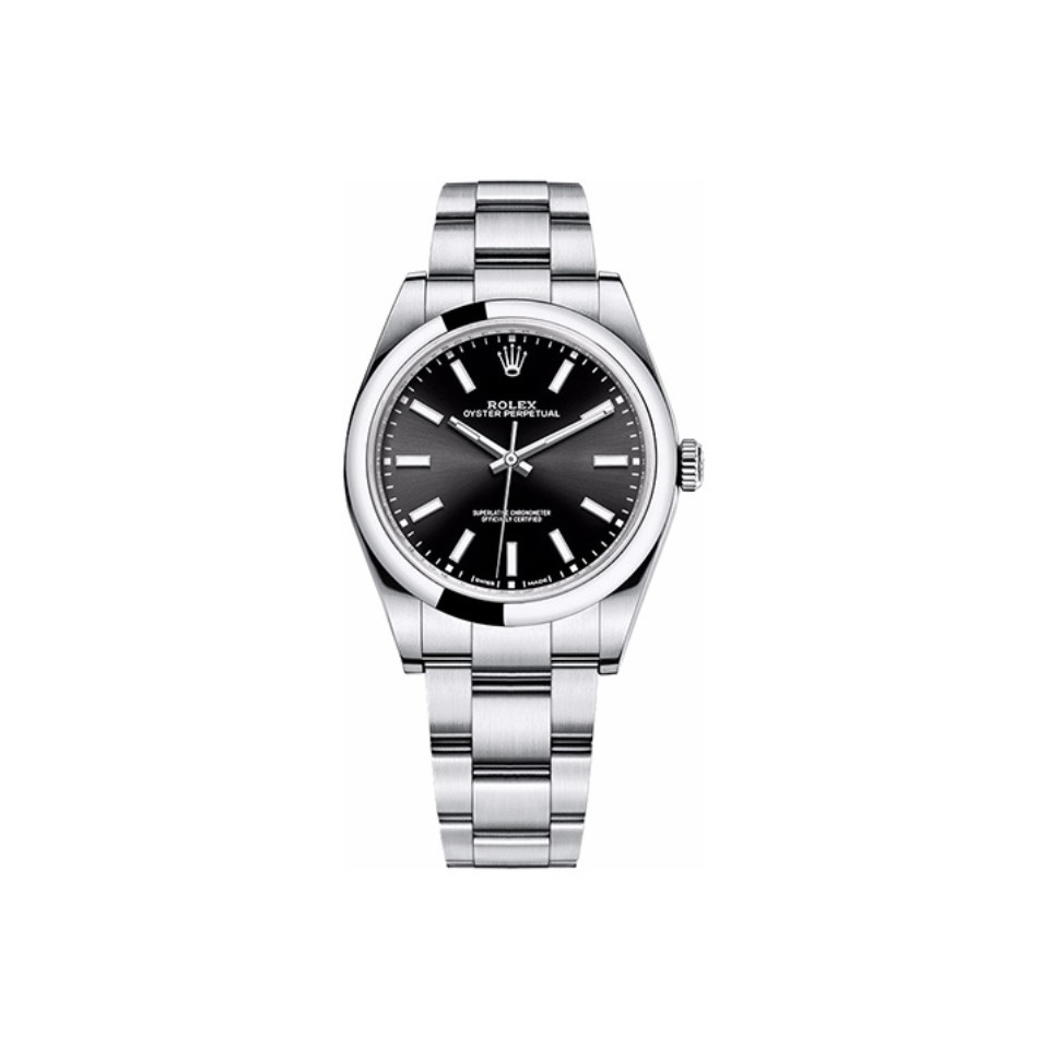 Oyster Perpetual 41 Bright black Oyster, 41 mm, Oystersteel