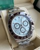 Cosmograph Daytona Ice blue, chestnut brown counter rings Oyster, 40 mm, platinum