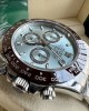 Cosmograph Daytona Ice blue, chestnut brown counter rings Oyster, 40 mm, platinum